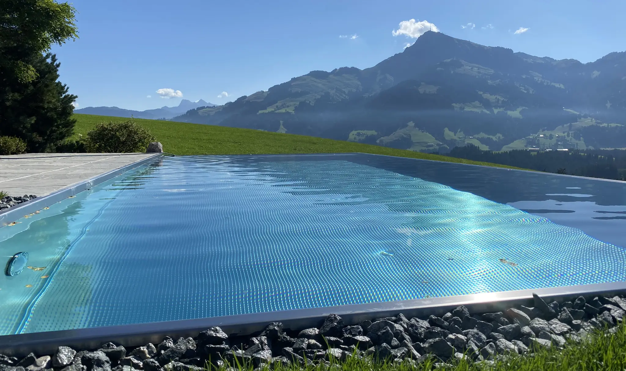 Infinity-Pool aus Edelstahl von Polytherm