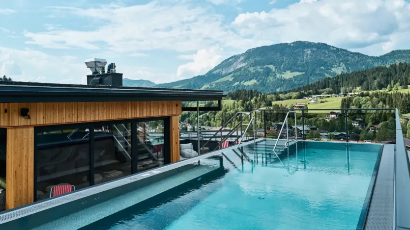 Edelstahl-Hotelpool von Polytherm im Home Suite Home